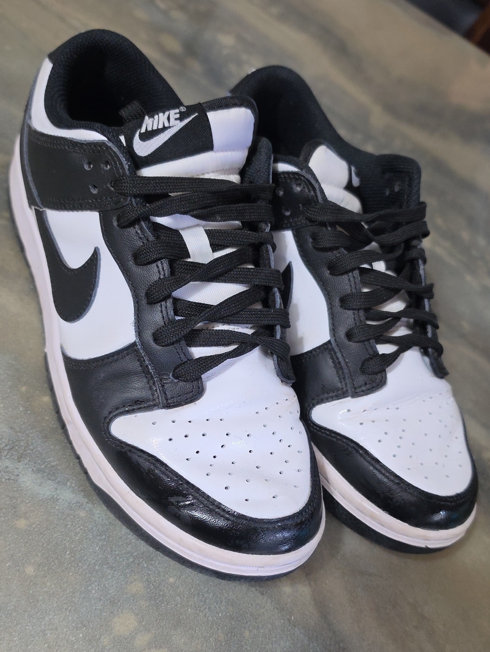 Nike Black and White Panda Low-Top Sneakers